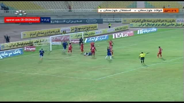 خلاصه بازی : فولاد خوزستان 0 - 2 اس.خوزستان (رفت)