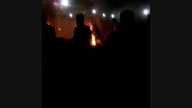 آتش سوزی در کوهسنگی مشهد