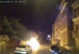 آتش سوزی خودروی سمند-قائم شهر