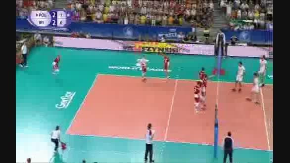 تیم والیبال ایران از لهستان امتیاز گرفت