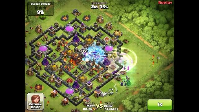 clash of clans attack for witch