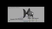آموزش انیمیشن سازی  در مایا- رجینگ ماهی با Hair