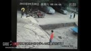 لحظه زلزله 6.6 ریشتری چین