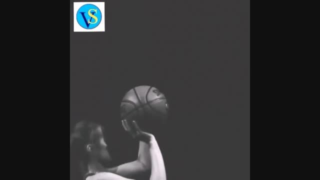 زیبایی حرکت مچ دست در پرتاب توپ بسکتبال