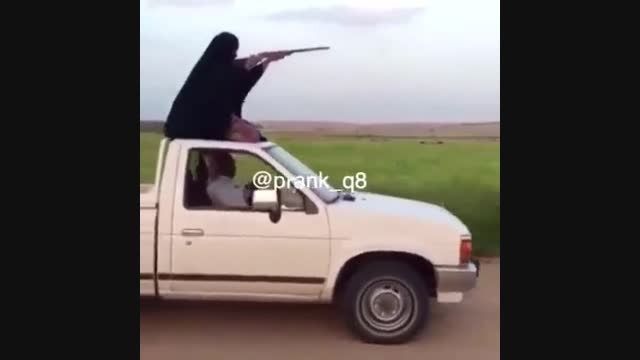 زنان داعشی دست و پا چلوفتی