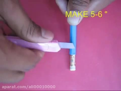 آموزش ساخت موتور با مداد