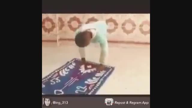 نماز خواندن بدون پا