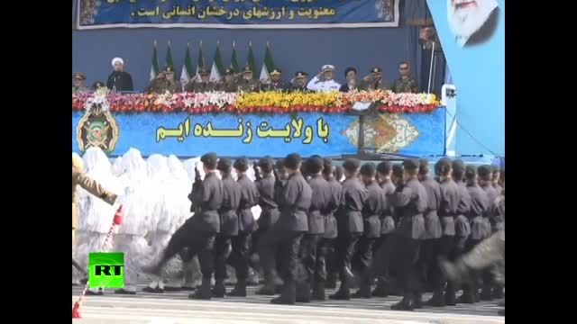 گزارش تلویزیون روسیه از روز ارتش در ایران