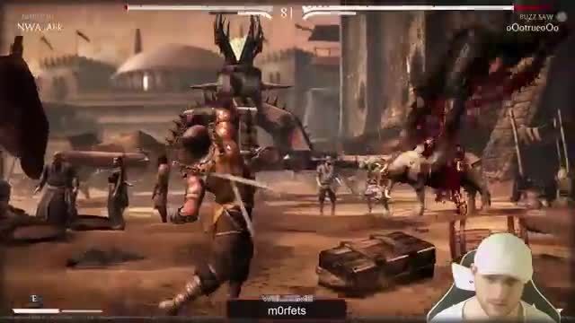 Mortal kombat X : kung lao vs scorpion