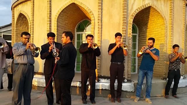اجرای ریتم نینوا توسط گروه موزیک دماوند شهادت امام جواد