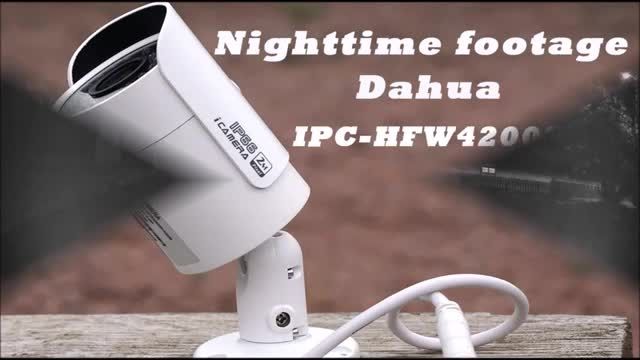کیفیت دوربین مداربسته تحت شبکه داهوا در شب ipchfw4200sp