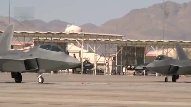 F-22 Takeoff_Landing_ Air Refueling_ Weapon Bay Action