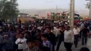 استقبال مردم از شهدای گمنام شهر آبدان