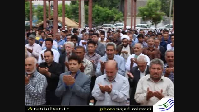 اقامه نماز عید فطر در اصلاندوز مغان