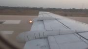 تیک آف هواپیمای FOKKER 100 فوکر 100 از فرودگاه بوشهر