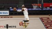 تصاویر دانک زدن Lebron James در بازی NBA2K15 !