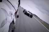 مسابقه راننده فرمول 1 و موتور سوار BMW