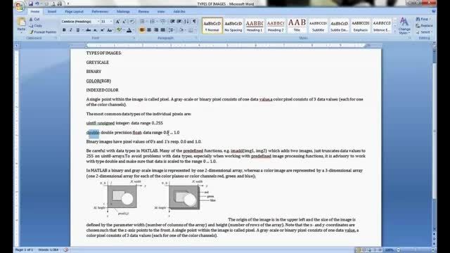 Introduction to Image processing toolbox of Matlab