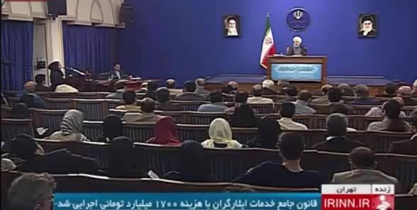 پاسخ روحانی به سوال درباره فضای امنیتی در کشور