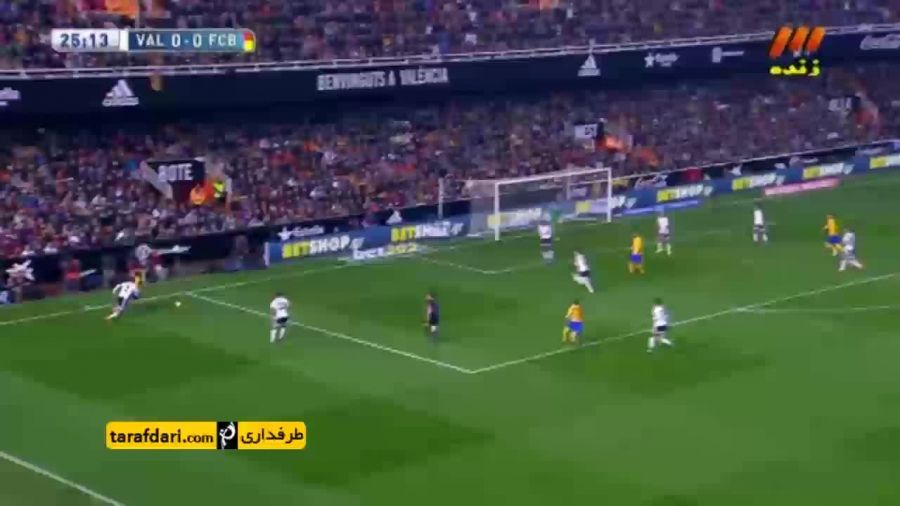 خلاصه بازی والنسیا 1-1 بارسلونا