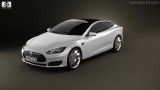 Tesla Model S 2012 by 3D model