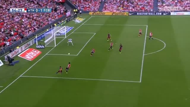 گل بازی : اتلتیک بیلبائو 0 - 1 بارسلونا (لوئیز سوارز)