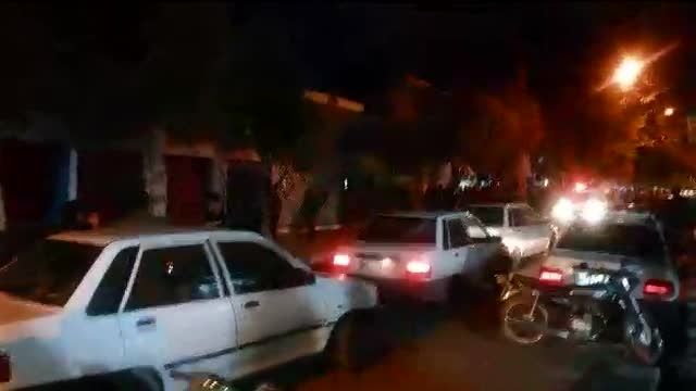 درگیری اراذل و اوباش با نیروی انتظامی در هرسین