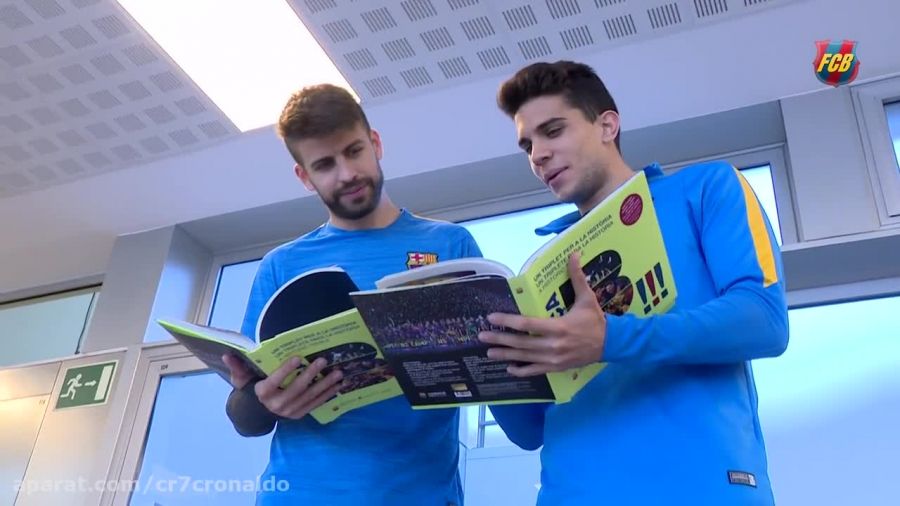 سه گانه - کتاب جدید بازیکنان بارسلونا