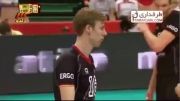 خلاصه بازی والیبال آلمان 3-0 ایران