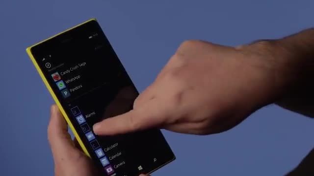 ویدئوی معرفی پیش نمایش ویندوز 10 نسخه موبایل