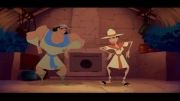 تقلید رقص مایکل تریلر و بلی جین در کارتون امپراطور کوسکو 2