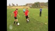 یادگیری فوتبال به خانم ها