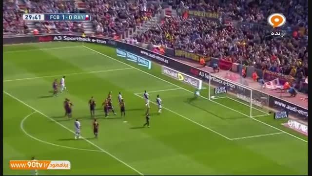 خلاصه بازی: بارسلونا ۶-۱ رائووایکانو