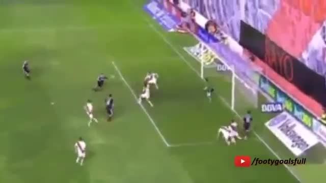 گل اول رئال مادرید1-0 رایووایکانو (کریستیانو رونالدو)