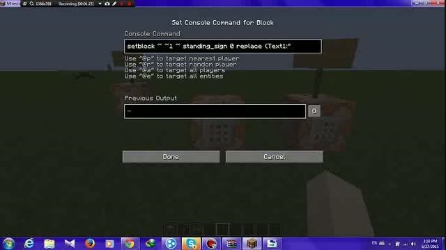 minecraft colored/rightclickable  sign,tellraw