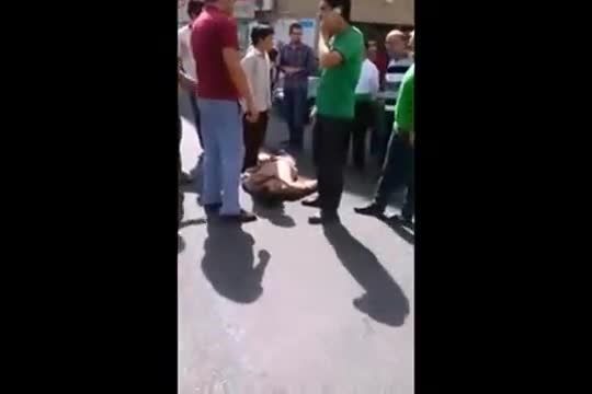 جان دادن مرد دستفروش توسط ماموران شهرداری تهران
