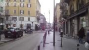 پیاده روی و فیلمبرداری در خیابان های میلان ایتالیا خیلی جالب