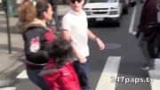 Niall Horan with his family walking