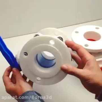 ساخت شیر فلکه آب با استفاده از پرینتر سه بعدی