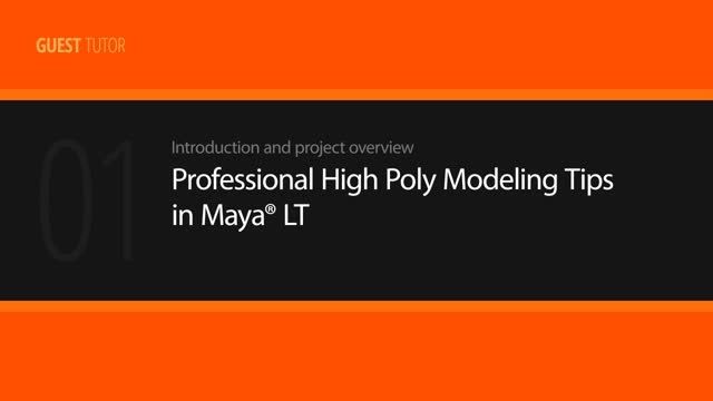 Professional High Poly Modeling Tips in Maya LT
