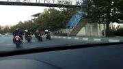 رژه موتور های سنگین در تهران