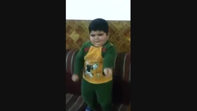 رقص عربی یه پسر بچه ی بانمک