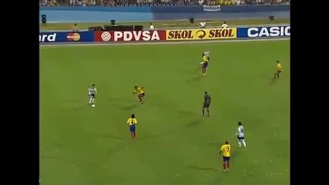 هایلایت کامل بازی لیونل مسی مقابل کلمبیا (2007)