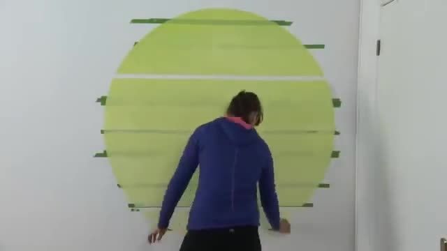دکوراسیون- ایده خلاق برای رنگ کردن دیوار