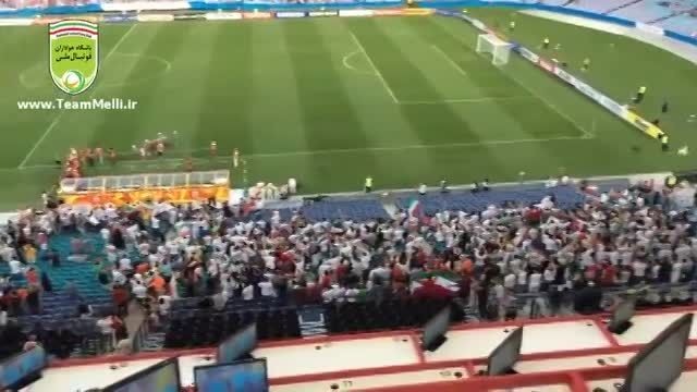 اختصاصی: سرود ملی و جو وحشتناک ورزشگاه برای قطری ها