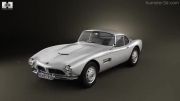 BMW 507 coupe 1959 by 3D model