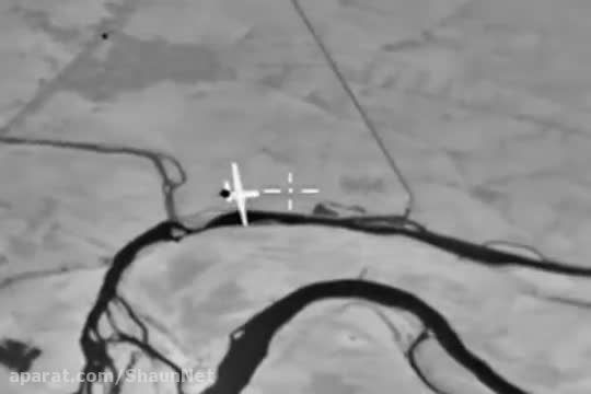 تعقیب پهباد متجاوز به وسیله جنگنده های روسیه در سوریه