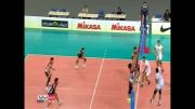 صحنه های دیدنی | Spectacular scenes volleyball Iran - Korea