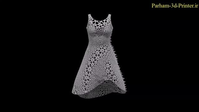 لباس پلاستیکی سه بعدی با پرینتر سه بعدی