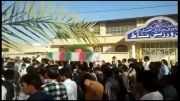 تشییع جنازه سه شهید گمنام شهرستان مهر